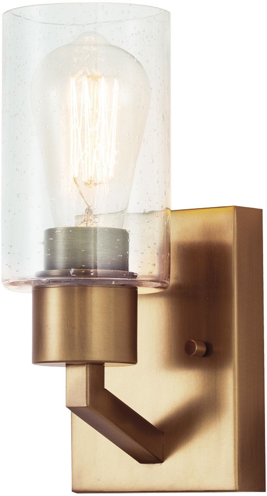 Elstead Lighting Deryn oldalfali lámpa 1x60 W sárgaréz KL-DERYN1-NBR