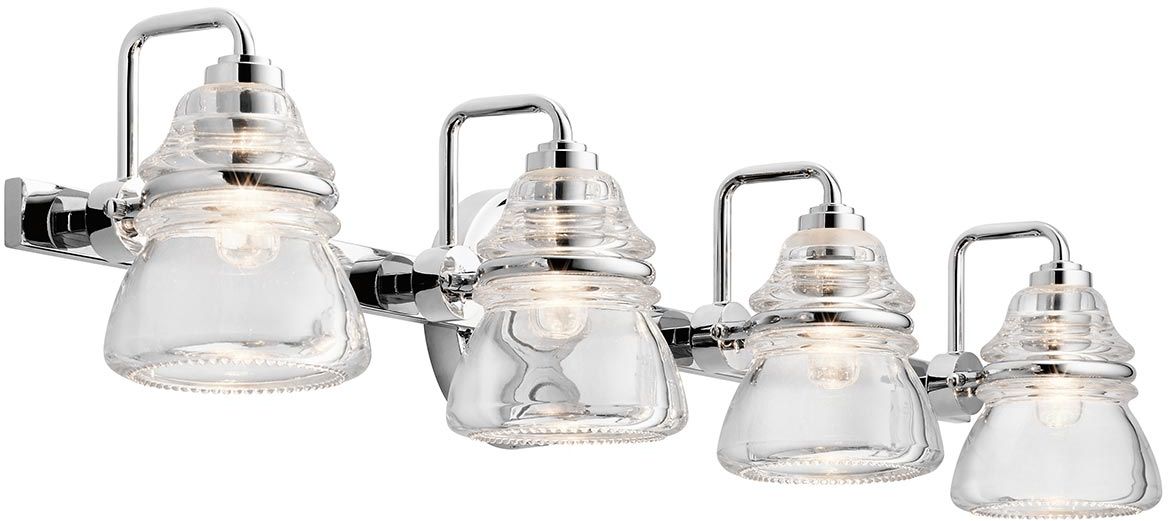 Elstead Lighting Talland oldalfali lámpa 4x3 W króm KL-TALLAND4-PC-BATH