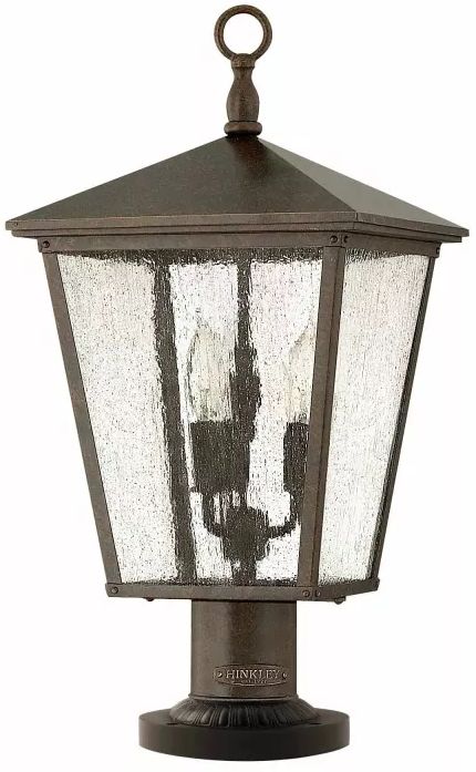 Elstead Lighting Trellis kültéri állólámpa 3x60 W barna HK-TRELLIS3-L