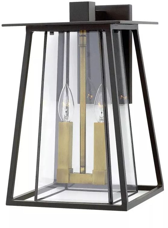 Elstead Lighting Walker kültéri fali lámpa 2x60 W barna HK-WALKER2-L