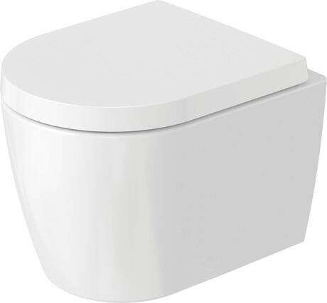 Duravit ME by Starck wc csésze lassú záródású ülőkével függesztett perem nélkül fehér 453009AAA1