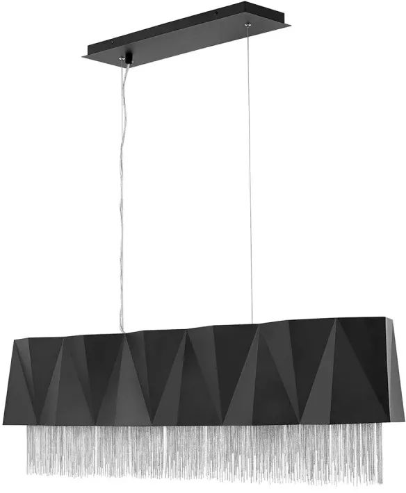 Elstead Lighting Zuma függőlámpa 6x60 W fekete-ezüst HK-ZUMA-ISLE-SBS