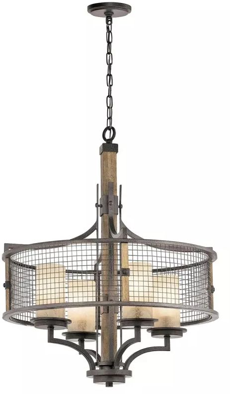Elstead Lighting Ahrendale függőlámpa 4x60 W barna KL-AHRENDALE4