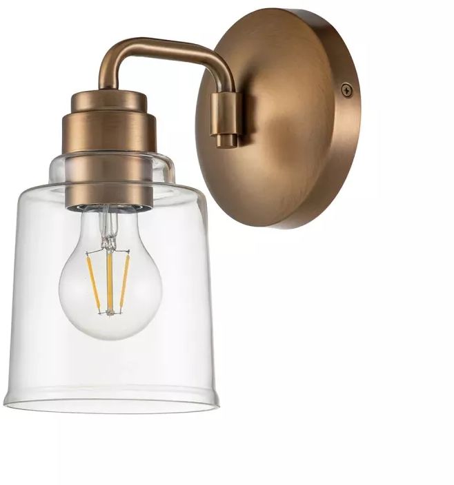 Elstead Lighting Aivian oldalfali lámpa 1x60 W sárgaréz KL-AIVIAN1-WBR