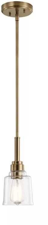 Elstead Lighting Aivian függőlámpa 1x60 W sárgaréz KL-AIVIAN-P-WBR