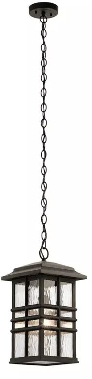 Elstead Lighting Beacon Square kültéri függőlámpa 1x60 W barna KL-BEACON-SQUARE8-OZ