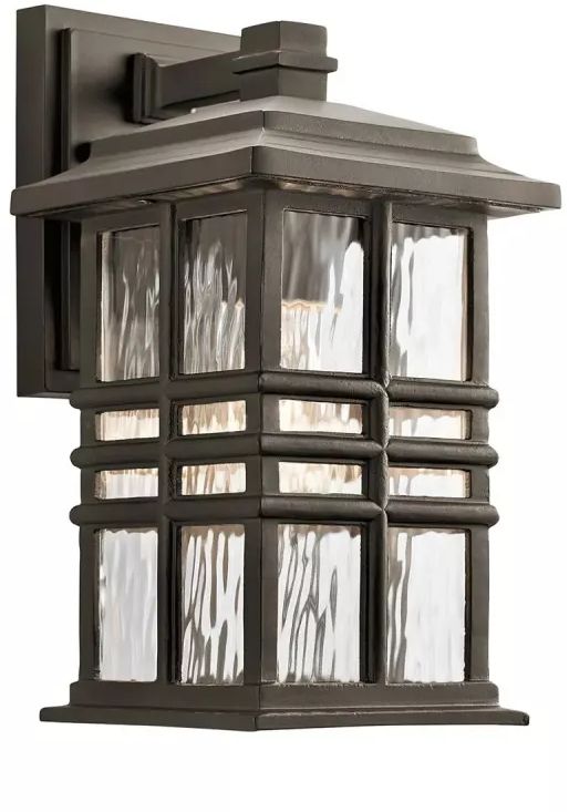 Elstead Lighting Beacon Square kültéri fali lámpa 1x60 W barna KL-BEACON-SQUARE-S-OZ
