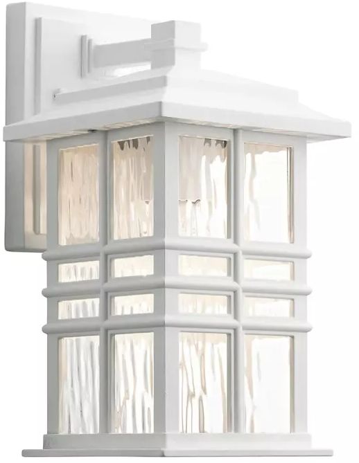 Elstead Lighting Beacon Square kültéri fali lámpa 1x60 W fehér KL-BEACON-SQUARE-S-WHT