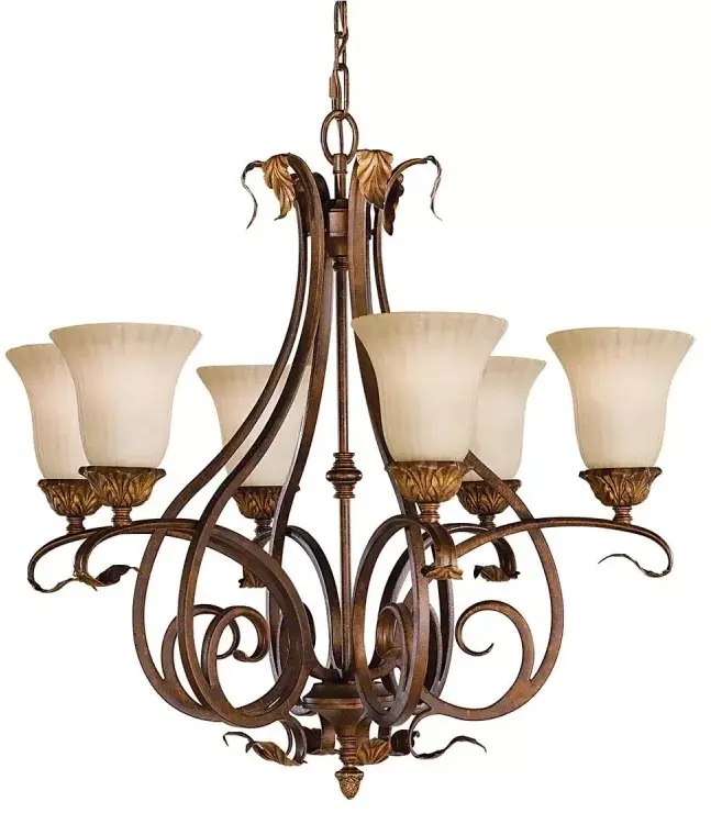 Elstead Lighting Sonoma Valley függőlámpa 6x60 W FE-SONOMAVALLEY6