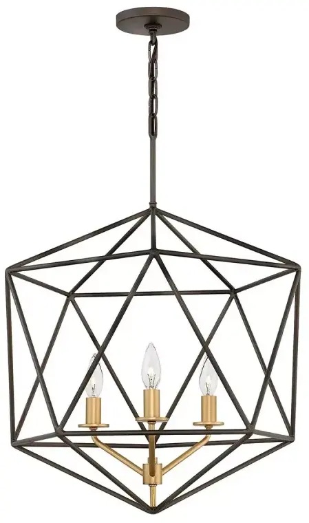 Elstead Lighting Astrid függőlámpa 3x60 W arany-barna HK-ASTRID-3P