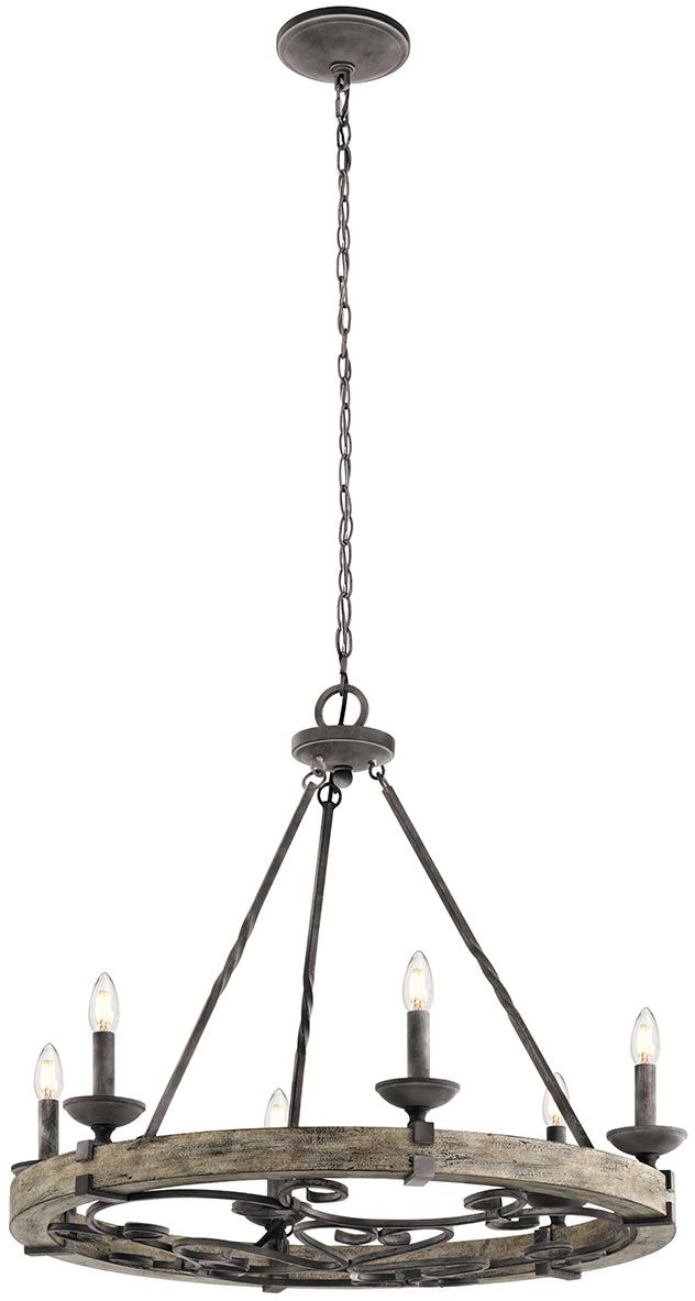 Elstead Lighting Taulbee függőlámpa 6x60 W KL-TAULBEE6