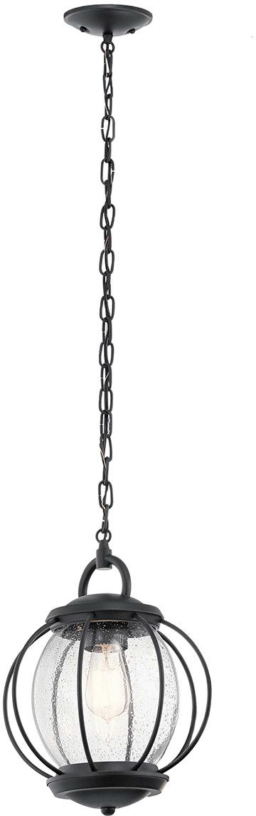 Elstead Lighting Vandalia kültéri függőlámpa 1x60 W fekete KL-VANDALIA8-M
