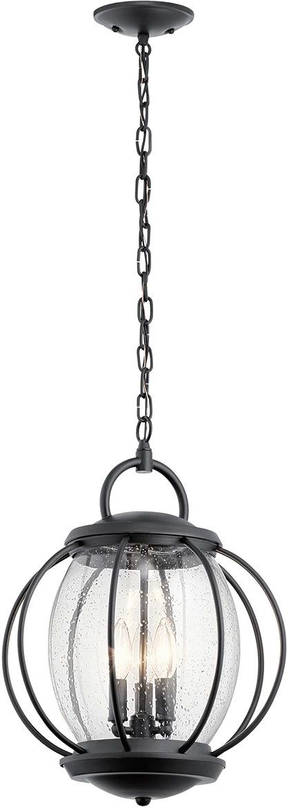 Elstead Lighting Vandalia kültéri függőlámpa 3x60 W fekete KL-VANDALIA8-L
