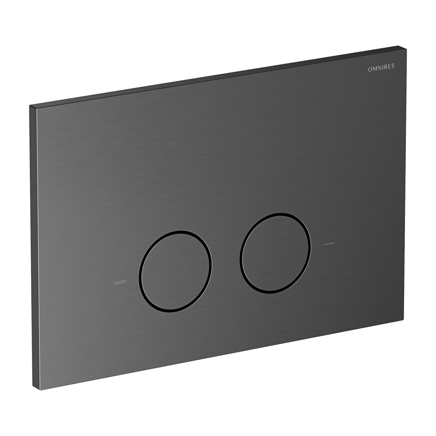 Omnires Steel-R45 öblítő gomb WC-hez || ST45PS1GR
