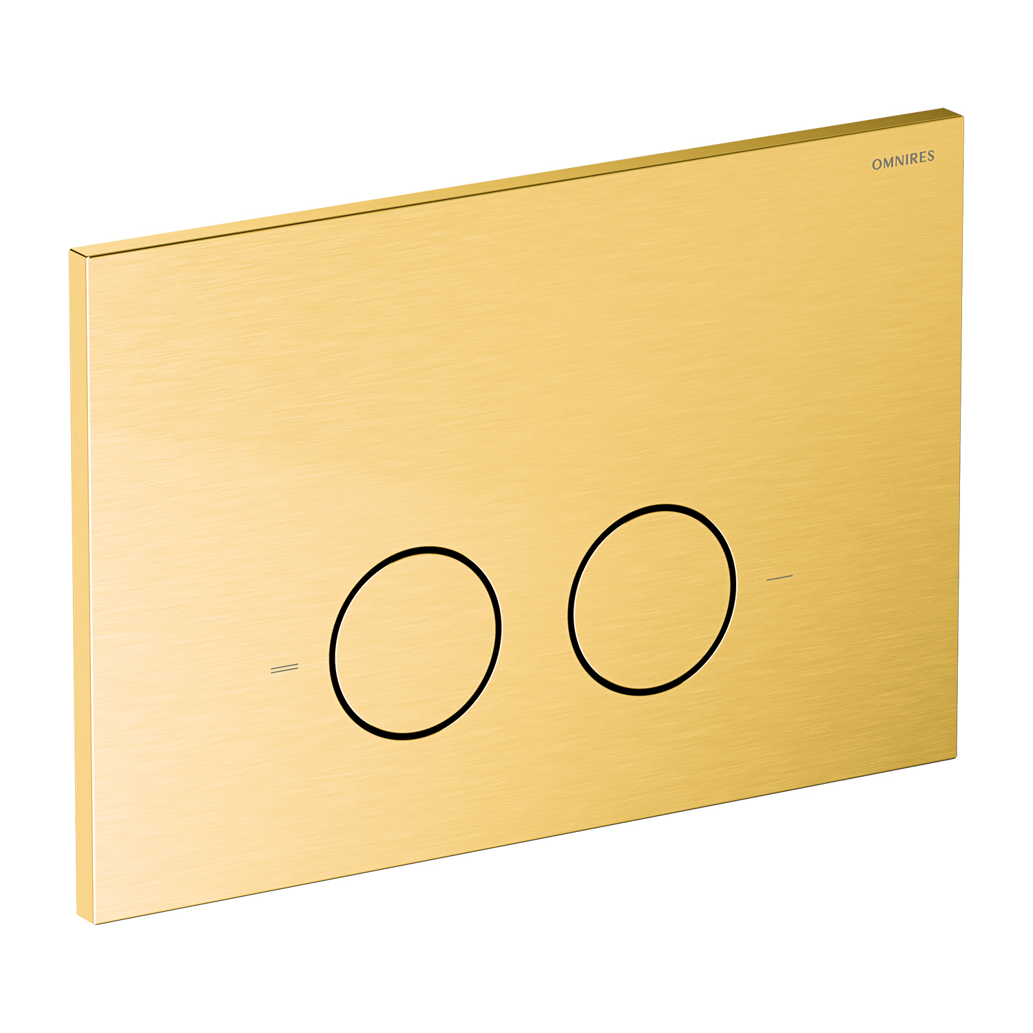 Omnires Steel-R45 öblítő gomb WC-hez arany ST45PS1GLB