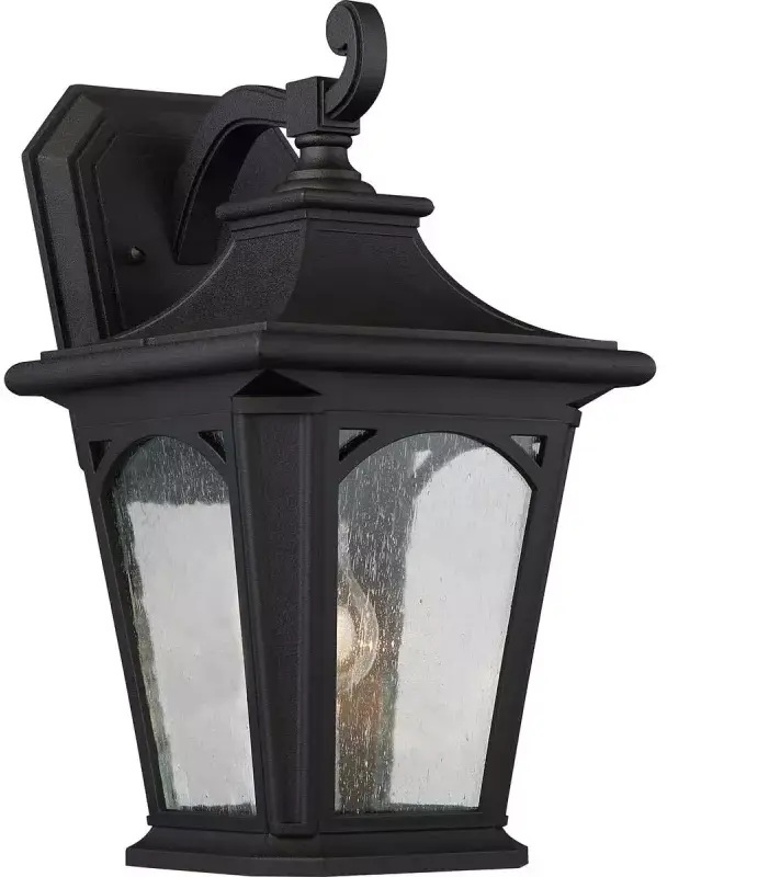 Elstead Lighting Bedford kültéri fali lámpa 1x60 W fekete QZ-BEDFORD2-M