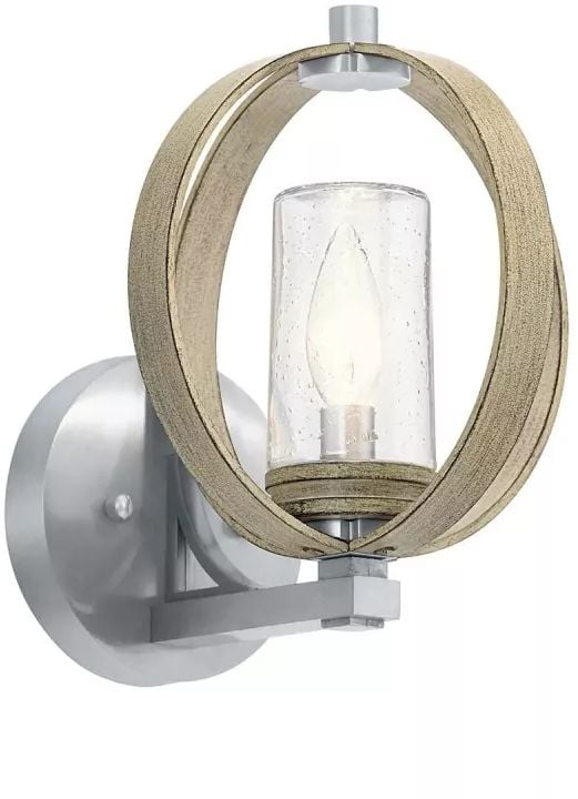 Elstead Lighting Grand Bank oldalfali lámpa 1x40 W szürke KL-GRAND-BANK1-DAG