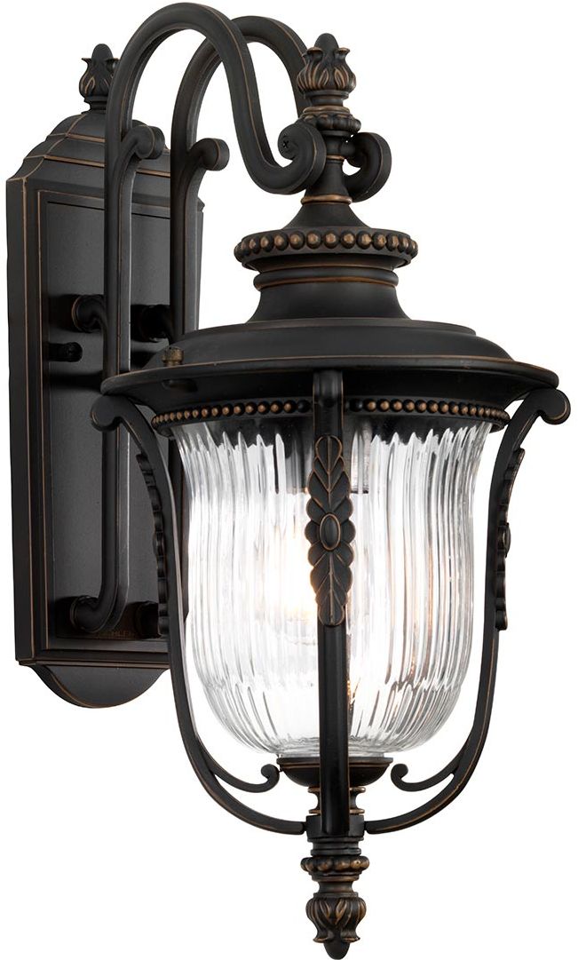Elstead Lighting Luverne kültéri fali lámpa 1x60 W barna KL-LUVERNE2-M