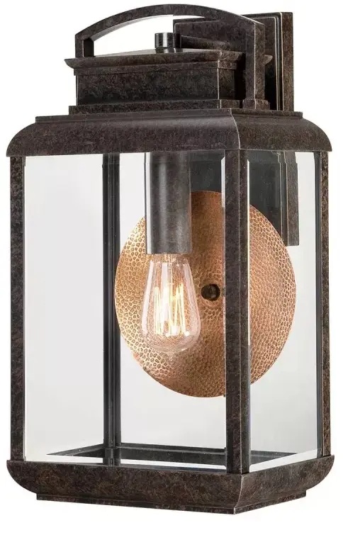 Elstead Lighting Byron kültéri fali lámpa 1x60 W barna QZ-BYRON-L