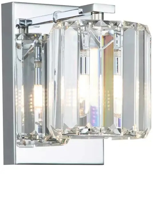 Elstead Lighting Divine oldalfali lámpa 1x3 W króm QZ-DIVINE1-PC-BATH