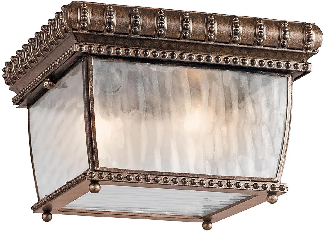 Elstead Lighting Venetian Rain kültéri állmennyezet alatti lámpa 2x60 W barna KL-VENETIAN-F