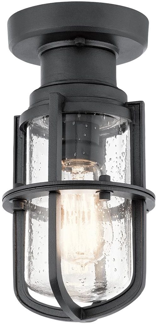 Elstead Lighting Suri kültéri állmennyezet alatti lámpa 1x40 W fekete KL-SURI-F