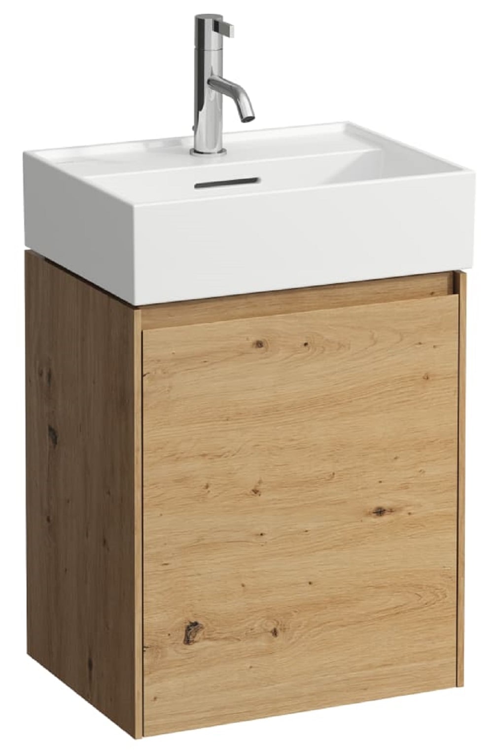 Laufen Lani szekrény 43.5x33x51.5 cm mosdókagyló alá akasztható tölgy H4039111122671