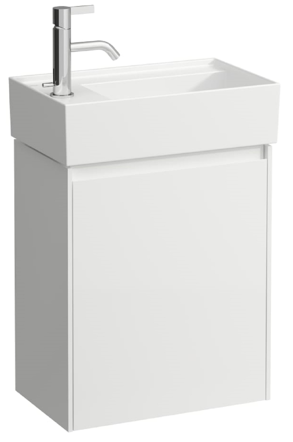 Laufen Lani szekrény 43.5x27x51.5 cm mosdókagyló alá akasztható fehér H4039011122611