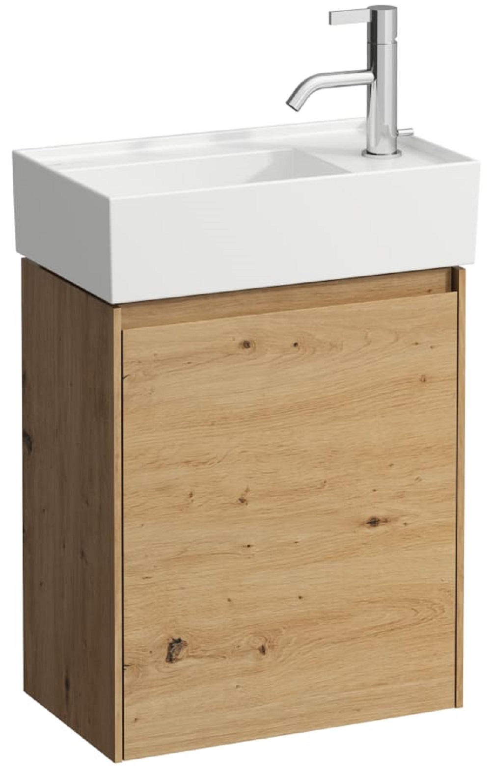Laufen Lani szekrény 43.5x27x51.5 cm mosdókagyló alá akasztható tölgy H4039021122671