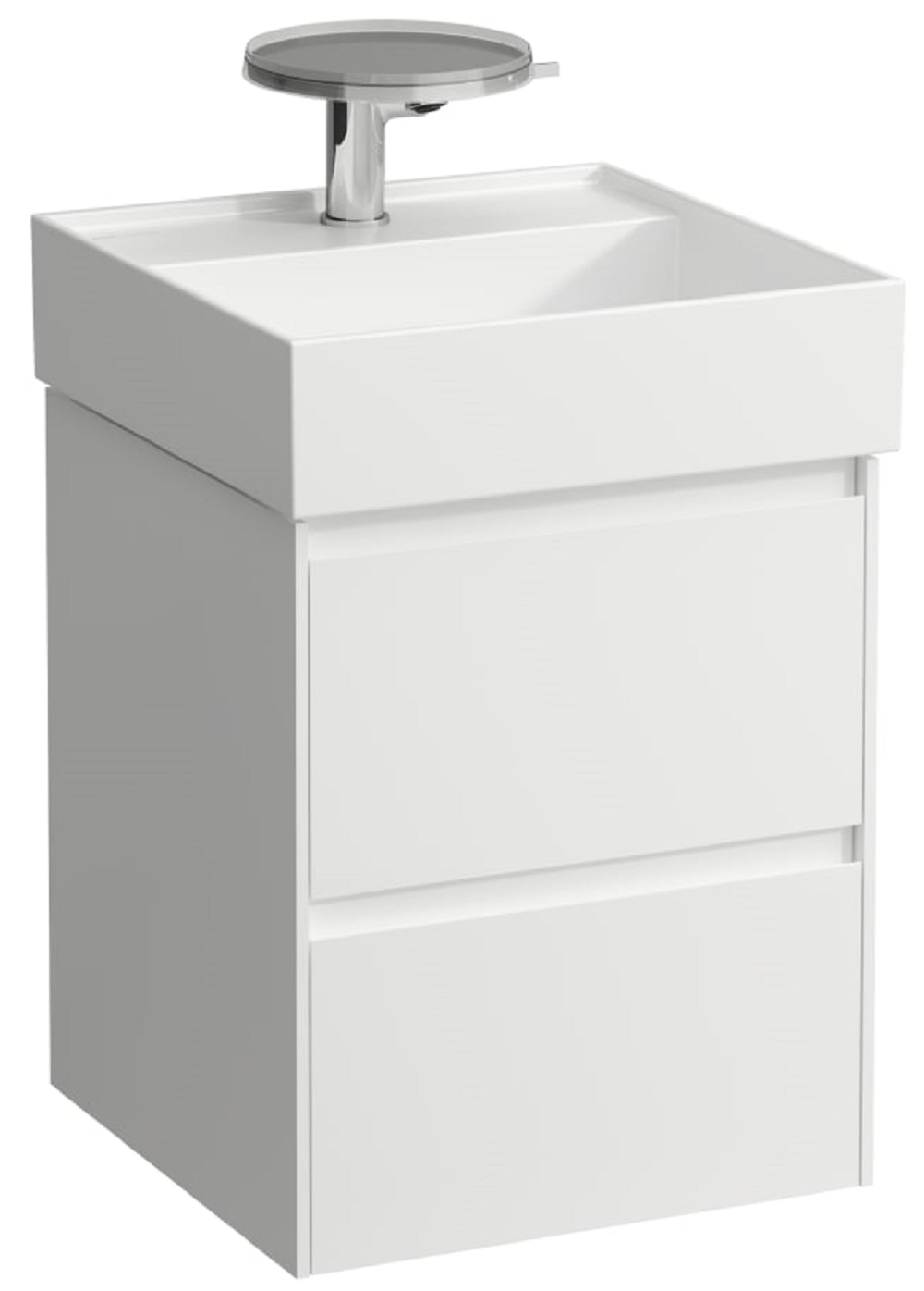Laufen Lani szekrény 43.5x45x51.5 cm mosdókagyló alá akasztható fehér H4039221122601