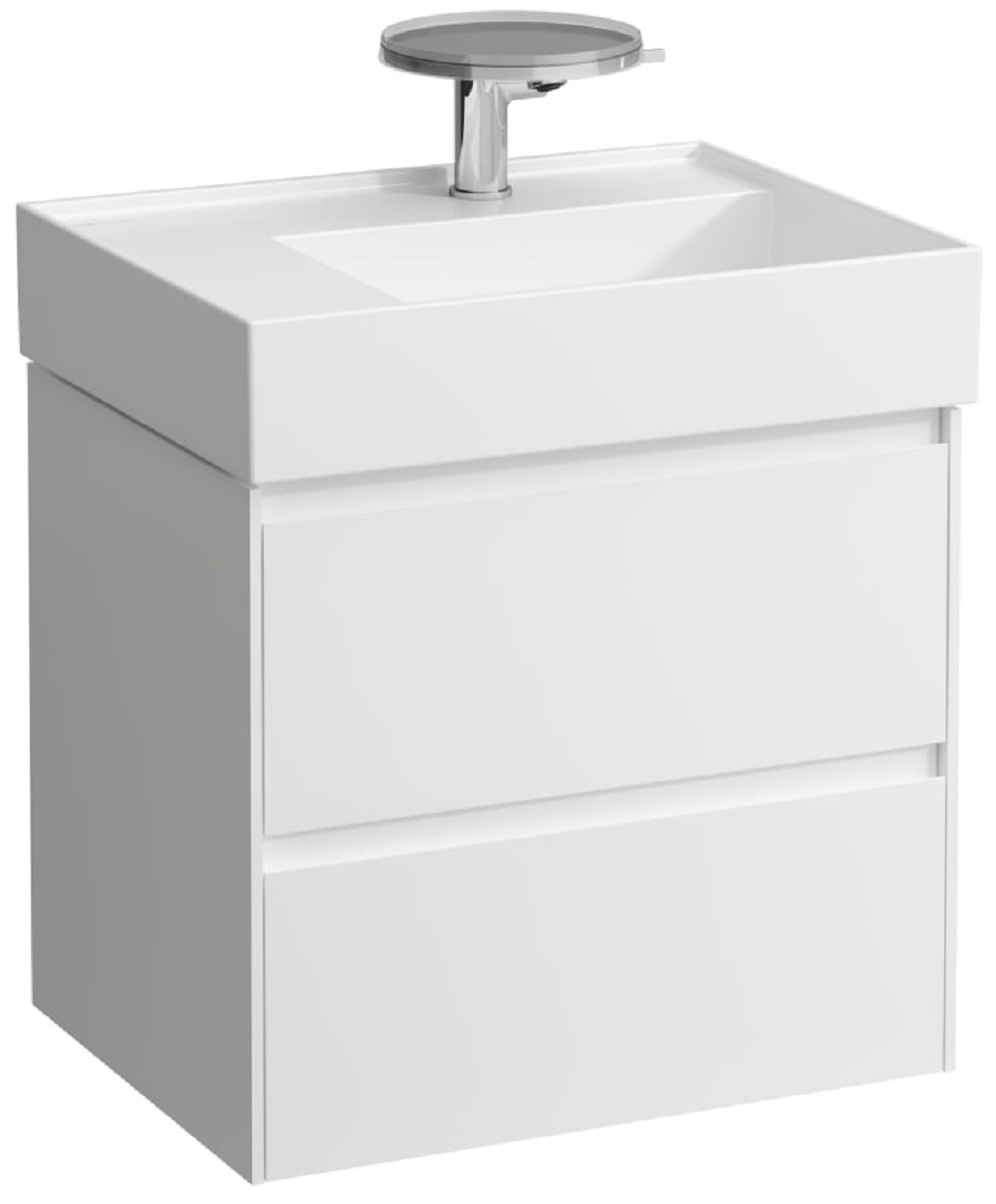 Laufen Lani szekrény 58.5x45x51.5 cm mosdókagyló alá akasztható fehér H4039421122601