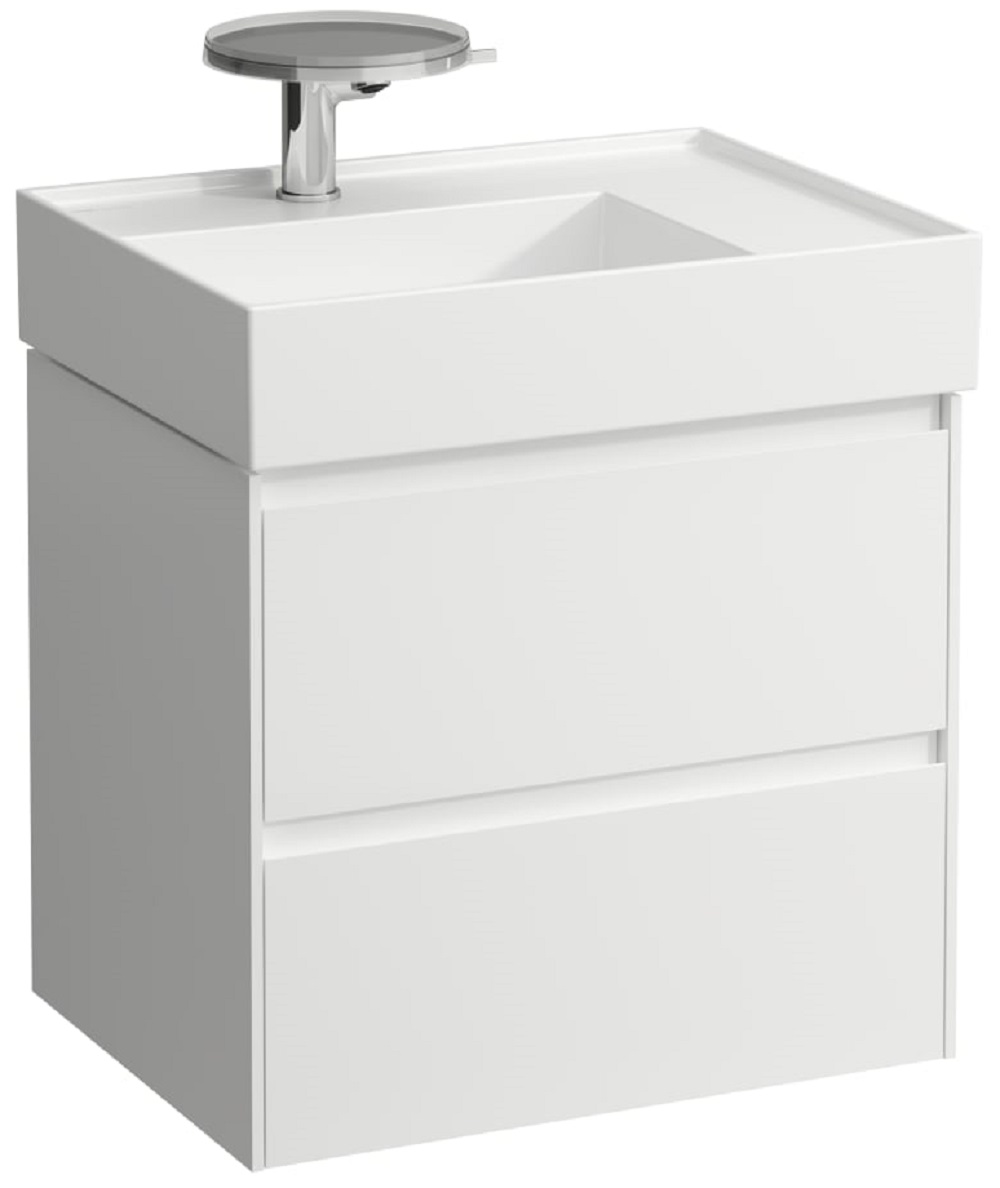 Laufen Lani szekrény 58.5x45x51.5 cm mosdókagyló alá akasztható fehér H4039321122601