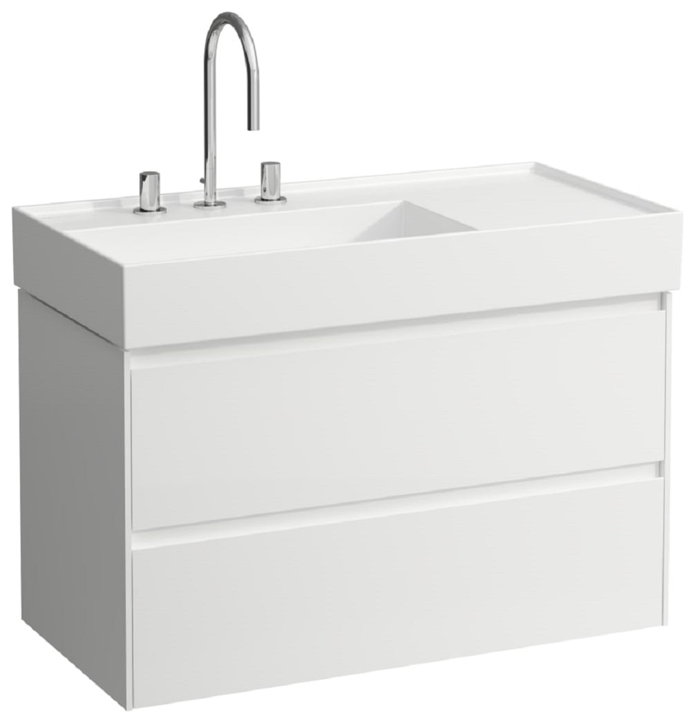 Laufen Lani szekrény 88x45x51.5 cm mosdókagyló alá akasztható fehér H4039521122601