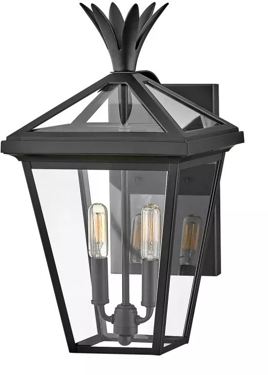 Elstead Lighting Palma kültéri fali lámpa 2x40 W fekete HK-PALMA-M-BK
