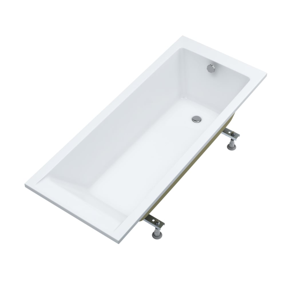 Schedline Milos Set egyenes kád 150x70 cm fehér 3WSP.M1P-15070
