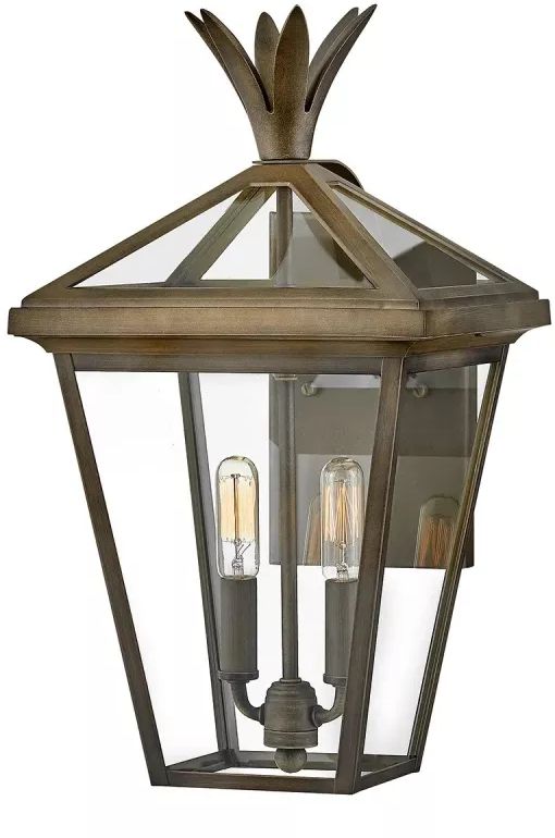 Elstead Lighting Palma kültéri fali lámpa 2x40 W barna HK-PALMA-M-BU