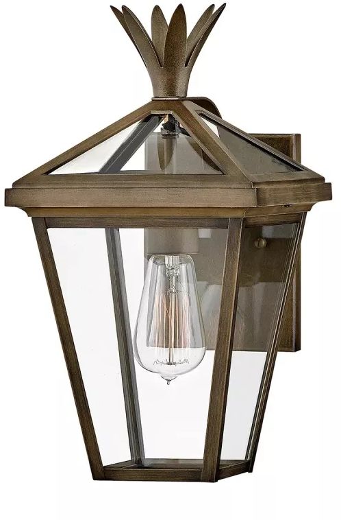 Elstead Lighting Palma kültéri fali lámpa 1x60 W barna HK-PALMA-S-BU