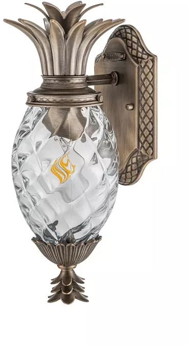 Elstead Lighting Plantation kültéri fali lámpa 1x40 W barna HK-PLANTATION-S-BU