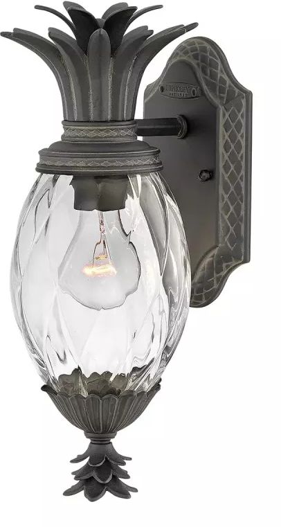 Elstead Lighting Plantation kültéri fali lámpa 1x40 W fekete HK-PLANTATION-S-MB