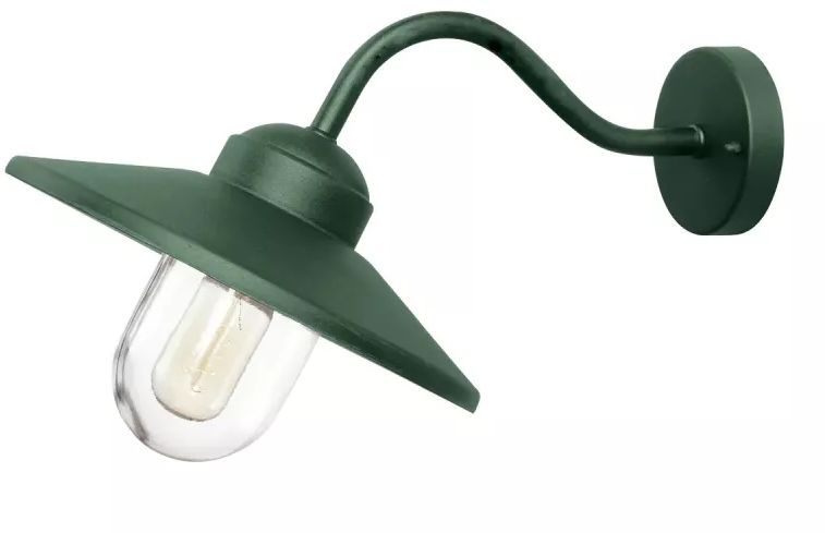 Elstead Lighting Klampenborg kültéri fali lámpa 1x60 W zöld KLAMPENBORG-FGR