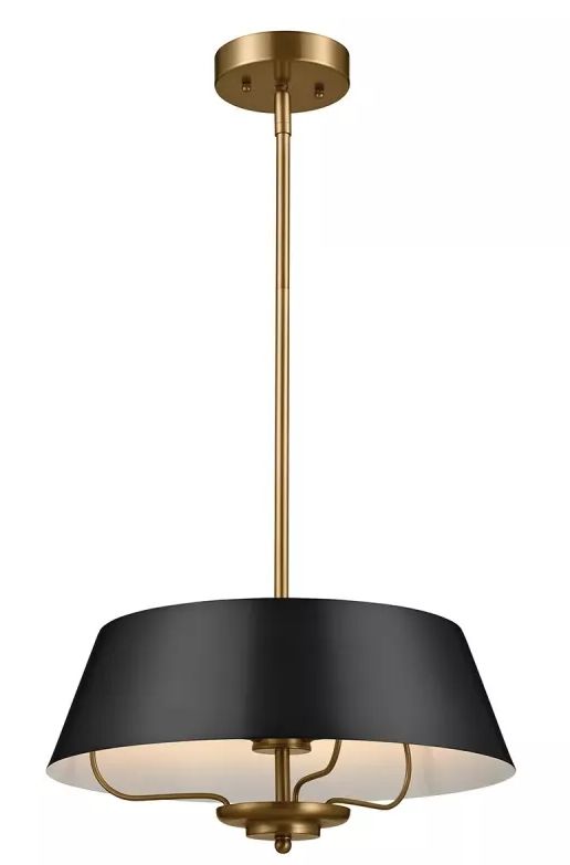 Elstead Lighting Luella mennyezeti lámpa 3x40 W fekete KL-LUELLA-3P-BKB