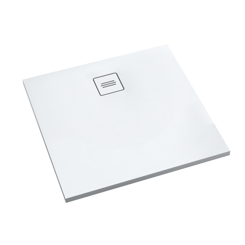 Schedline Protos Smooth White négyzet alakú zuhanytálca 100x100 cm fehér 3SP.P2K-100100-M1