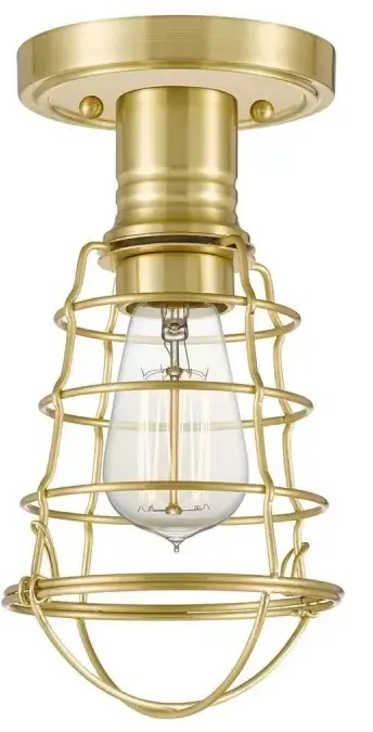 Elstead Lighting Mixon mennyezeti lámpa 1x60 W sárgaréz QZ-MIXON-SF-BB