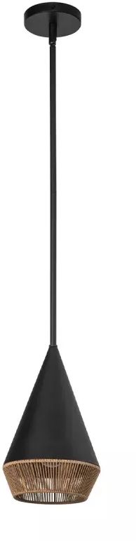 Elstead Lighting Daphne mennyezeti lámpa 1x60 W fekete ALM-DAPHNE-P-S-MB