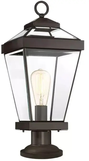 Elstead Lighting Ravine kültéri állólámpa 1x60 W barna QZ-RAVINE3-M