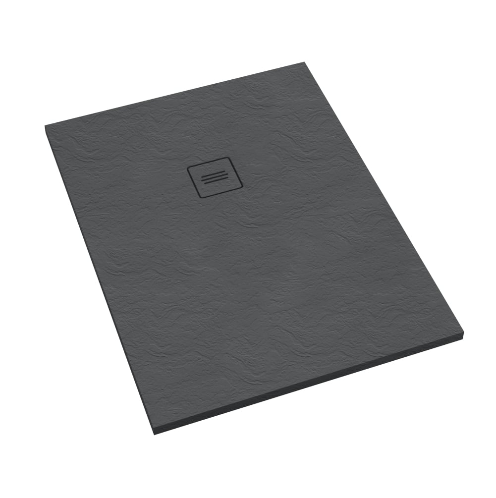 Schedline Protos Grey Stone téglalap alakú zuhanytálca 90x70 cm szürke 3SP.P1P-7090/S/ST-M1/S/ST