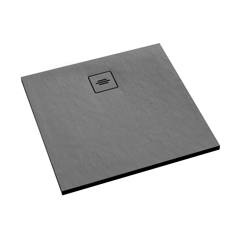 Schedline Protos Grey Stone négyzet alakú zuhanytálca 100x100 cm szürke 3SP.P2K-100100/S/ST-M1/S/ST