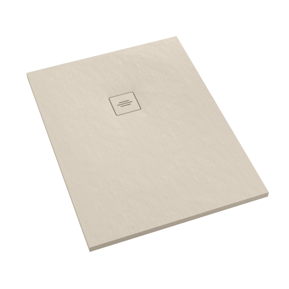 Schedline Protos Cashmere Stone téglalap alakú zuhanytálca 100x80 cm bézs 3SP.P1P-80100/PK/ST-M1/PK/ST
