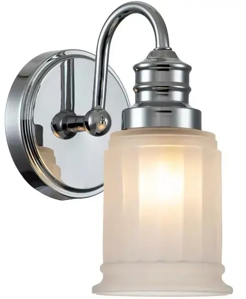 Elstead Lighting Swell oldalfali lámpa 1x3 W króm QZ-SWELL1-PC-BATH