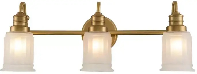 Elstead Lighting Swell oldalfali lámpa 3x3 W sárgaréz QZ-SWELL3-BB-BATH